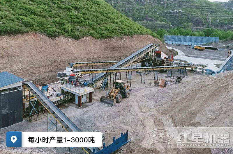 采石场破碎机每小时产量多少吨？设备有哪些？
