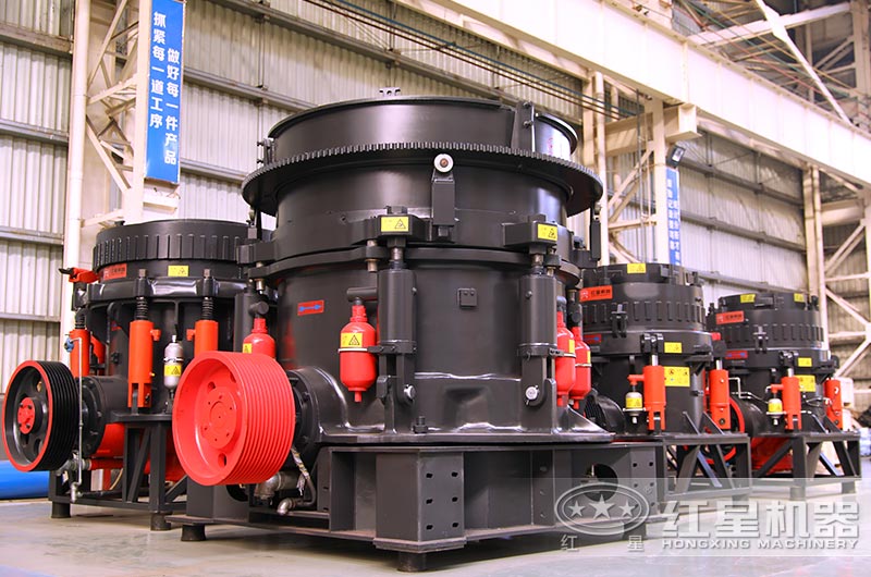 hp300圆锥破碎机每小时产多少吨？型号及参数说明