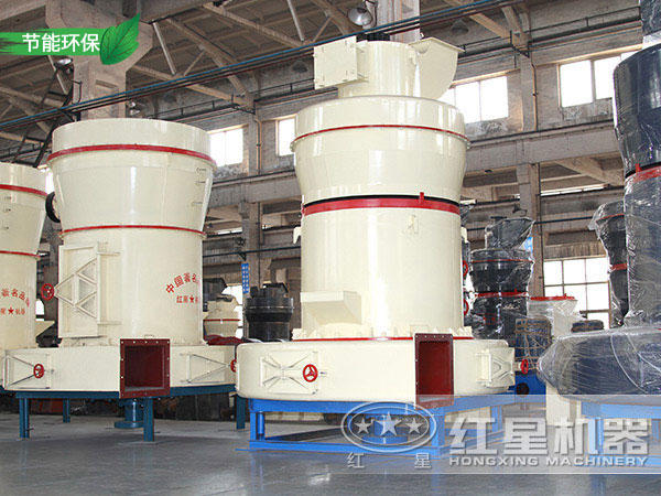 制备双飞粉使用雷蒙磨，高产又环保且成品粒度还好