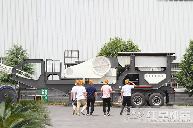 时产40-80吨移动破碎机配置、价格及生产视频